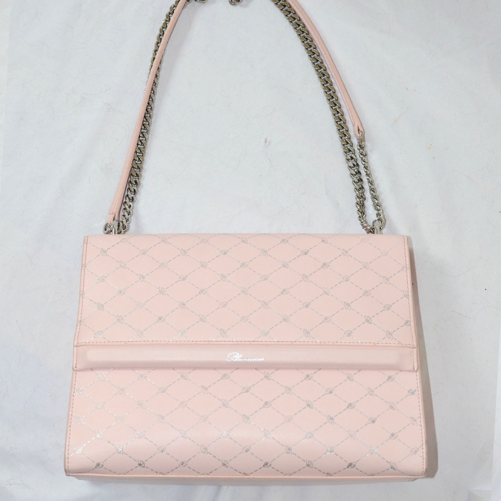Blumarine Pink Monogram Bag